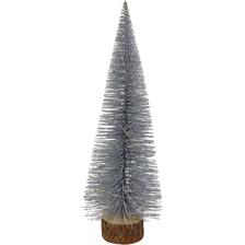 GLITTER TABLETOP TREE  10 LIGHT COPPER WIRE LAMP WITH 3 ELEC - 201-1800160