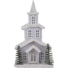 CASA C/ LUZ LED 19x16.5x33cm - 201-2200010