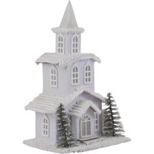 CASA C/ LUZ LED 19x16.5x33cm - 201-2200010