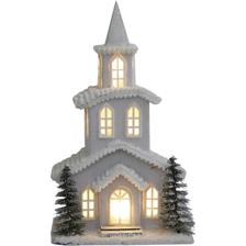 CASA C/ LUZ LED 19x16.5x33cm - 201-2200010