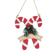 WOODEN SLEIGH HANGING DECORATION - 201-2500562