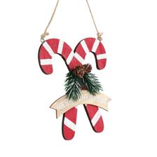 WOODEN SLEIGH HANGING DECORATION - 201-2500562