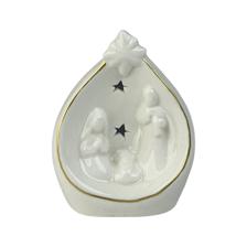 CERAMIC HOLY FAMILY W/LIGHT (USE 3 PCS OF LR44 BATTERY INCLU - 201-2801076