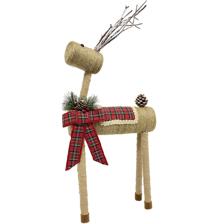 REINDEER DECOR 31X12X68CM - 201-3500056