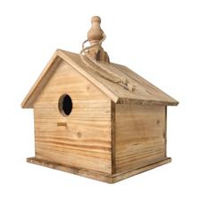WOODEN BIRD HOUSE - 201-3900160
