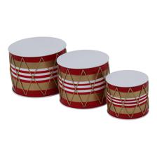 JG DECORACIÓN TAMBOR METAL 3PZ - 201-4600145
