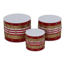 JG DECORACIÓN TAMBOR METAL 3PZ - 201-4600145