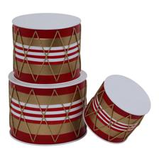 JG DECORACIÓN TAMBOR METAL 3PZ - 201-4600145