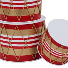JG DECORACIÓN TAMBOR METAL 3PZ - 201-4600145