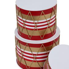 JG DECORACIÓN TAMBOR METAL 3PZ - 201-4600145