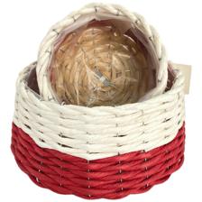 SET OF 2 GRASS BASKETS - 201-6100078