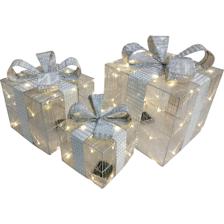 WIRE / THREAD GIFTBOXES WITH COOPER WIRE LIGHT (BATTERIES NO - 201-7200053