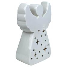 CERAMIC ANGEL W/LIGHT (USE 3PC"LR44" BUTTON CELL INCLUDED) - 201-7500140