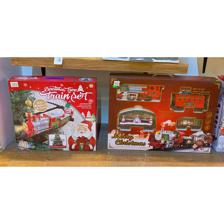 B/O XMAS TREE TRAINS WITH LIGHTMUSIC - 201-7800052