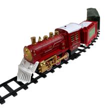 B/O CHRISTMAS TRAIN WITH LIGHTMUSICSMOKING 20PCS - 201-7800104B