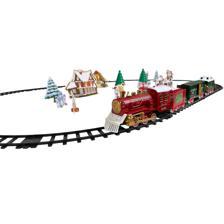 B/O CHRISTMAS TRAIN WITH LIGHTMUSICSMOKING 20PCS - 201-7800104B