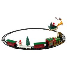 CHRISTMAS TRAIN WITH LIGHTSOUND 14PCS - 201-7800107B
