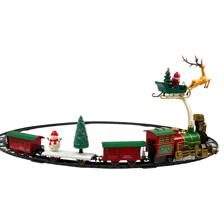 CHRISTMAS TRAIN WITH LIGHTSOUND 14PCS - 201-7800107B