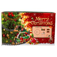 CHRISTMAS TRAIN WITH LIGHTSOUND 14PCS - 201-7800107B