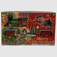 CHRISTMAS TRAIN WITH LIGHTSOUND 14PCS - 201-7800107B