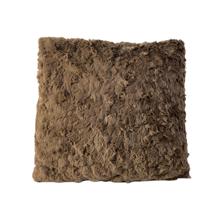 FUR CUSHION DARK BROWN COLOR - 201-8900173