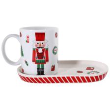 JG TAZA C/PLATO 2PZ MUG:12X8X9 - 201-9100023