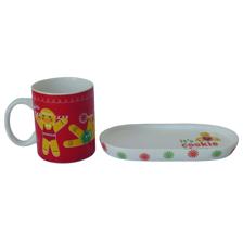 CERAMIC S/2 XMAS MUG W PLATE - 201-9100047