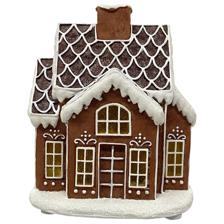 6'' BAKERY HOUSE  W/LED LIGHT(USE 3X1.5VAAA BATTERYNOT INCL - 201-9400054