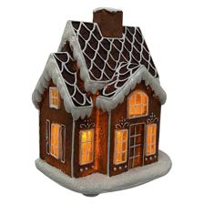 6'' BAKERY HOUSE  W/LED LIGHT(USE 3X1.5VAAA BATTERYNOT INCL - 201-9400054