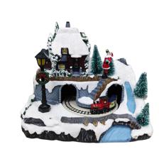 PLASTIC HOUSE W/LED LIGHT ANDMOVEMENT (USE 3PCS 1.5V "AA" B - 201-9500025