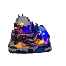 PLASTIC HOUSE W/LED LIGHT ANDMOVEMENT (USE 3PCS 1.5V "AA" B - 201-9500025