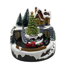 PLASTIC HOUSE W/LED LIGHT ANDMOVEMENT (USE 3PCS 1.5V "AA" B - 201-9500040