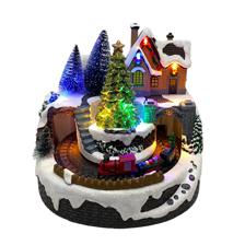 PLASTIC HOUSE W/LED LIGHT ANDMOVEMENT (USE 3PCS 1.5V "AA" B - 201-9500040