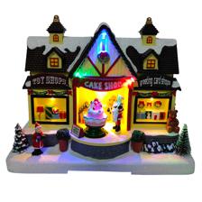 PLASTIC CAKE SHOP W/LED LIGHTAND MOVEMENT (USE 3PCS 1.5V "A - 201-9500068