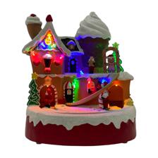 PLASTIC CANDY HOUSE W/LED LIGHT AND MOVEMENT (USE 3PCS 1.5V - 201-9500090U