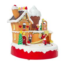 PLASTIC CANDY HOUSE W/LED LIGHT AND MOVEMENT (USE 3PCS 1.5V - 201-9500090U