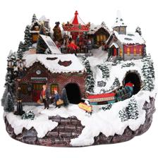 VILLA NAVIDAD C/LUZ/MUSICA - 201-9700050/1