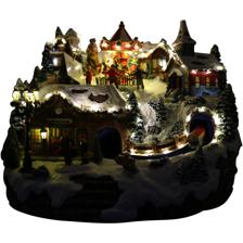 VILLA NAVIDAD C/LUZ/MUSICA - 201-9700050/1