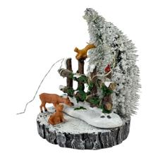 ANIMAL WITH TREE AND LIGHT2AABATTERIES OPERATED NOT INCLUDI - 201-9700174B