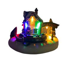 RESIN DECORATIONWITH 4 LED LIGHTS - 201-9900007