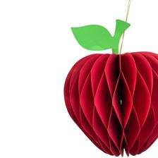 COLGANTE D/PAPEL MANZANA - 202-0600079