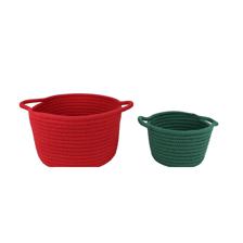 JG SET DE 2 CESTAS 25X25X15CM - 202-1100027
