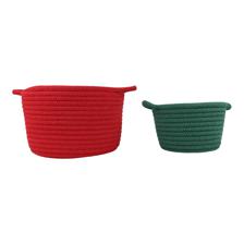 JG SET DE 2 CESTAS 25X25X15CM - 202-1100027