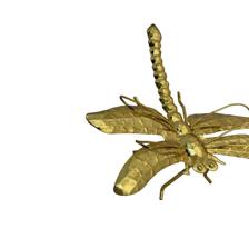 METAL DRAGONFLY DECORATION - 202-1600054