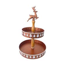 IRON 2-TIER CAKE STAND (KD PACKING) - 202-1700015