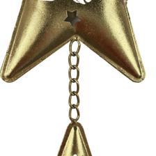 METAL STAR BELL HANGING - 202-1900078