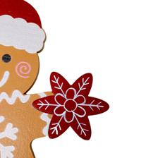 WOODEN GINGERBREAD - 202-2200021