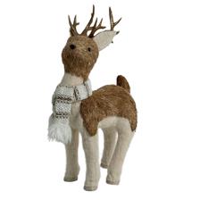 STRAW STANDING REINDEER - 202-2400089