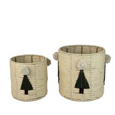 JG 2 CESTAS DECOR 24X24X24CM - 202-2900081