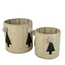 JG 2 CESTAS DECOR 24X24X24CM - 202-2900081